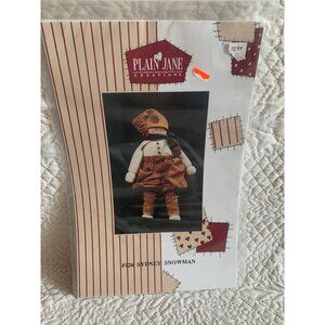 Plain Jane Creations Sydney Snowman 126 Doll Pattern